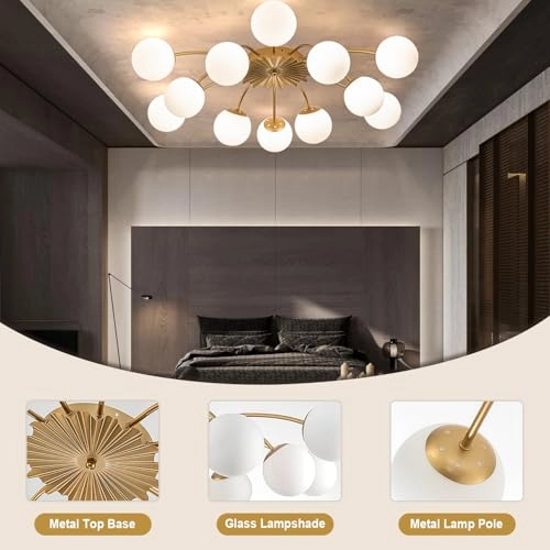 Sputnik Bubble Chandelier - 3000K/4000K/6000K Dimmable