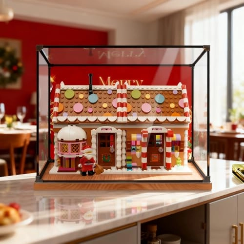 Display Case - Compatible with Lego 40809 30X10X20 cm