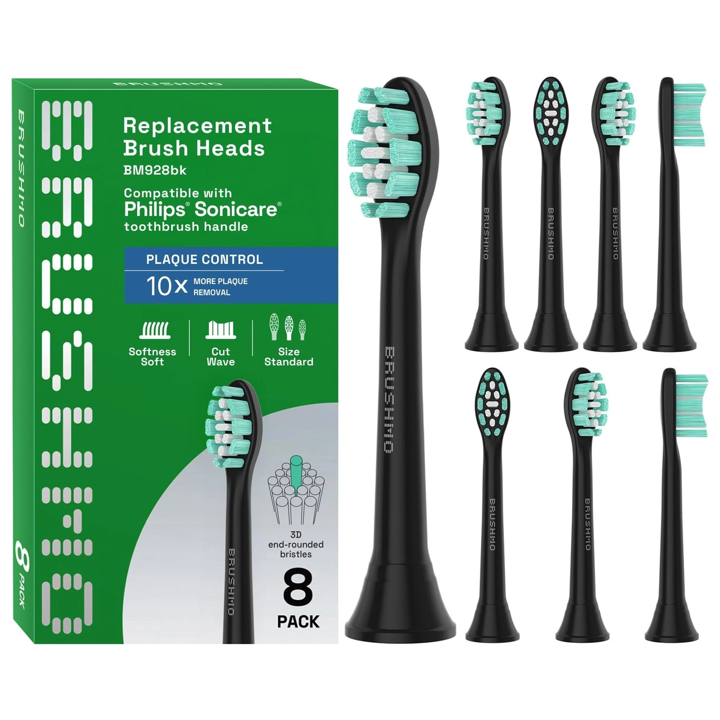 BM928 - 8pack Pink Soft Dupont Bristles