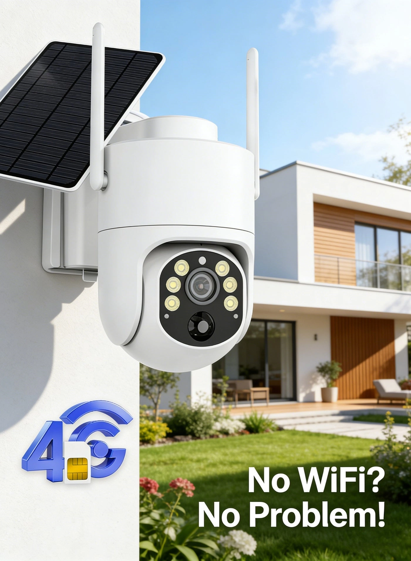 Solar 4G Dual-Lens Security Camera