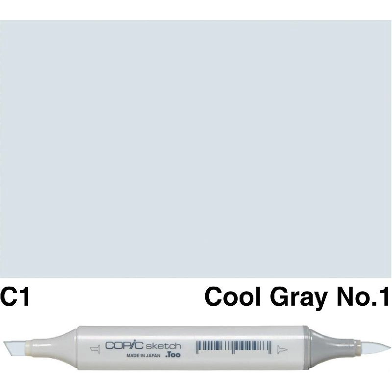 Copic Sketch C-1 - Cool Gray No.1 Twin Tip