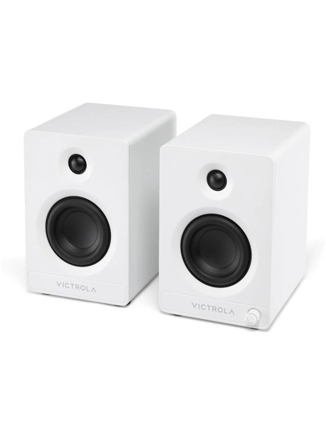 Victrola Tempo - Bluetooth Bookshelf Speakers Pair Green