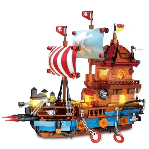Pirate Ship - Building Set Lighting Compatible with Lego