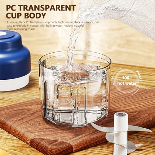 Electric Garlic Chopper - 320ml Wireless USB Charging