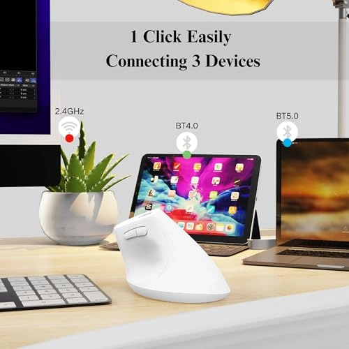 Vertical Wireless Mouse - Bluetooth