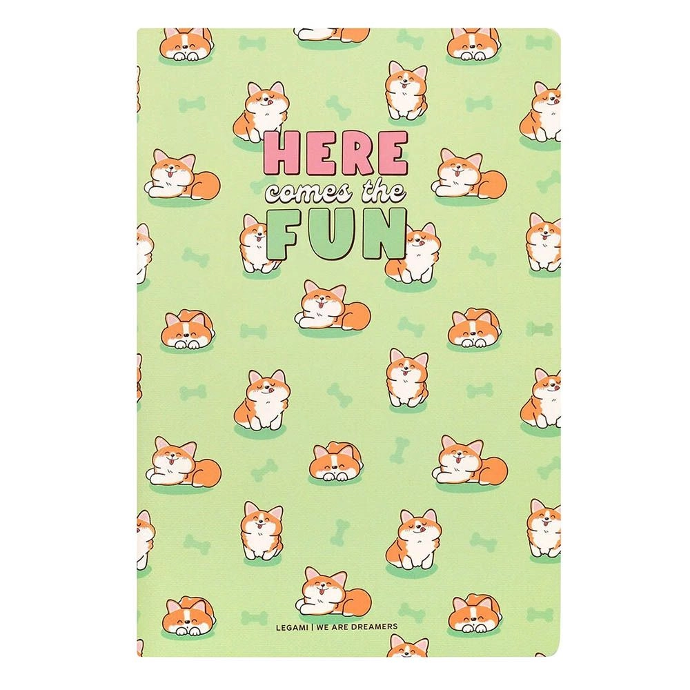 Legami Lined Notebook A5 Hardcover - Lined 80 Pages