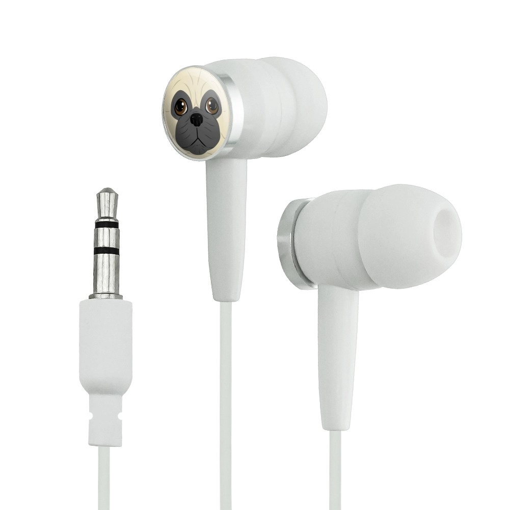 Graphics and More HPHONE.EB.WHT.07271 Wired Earbud