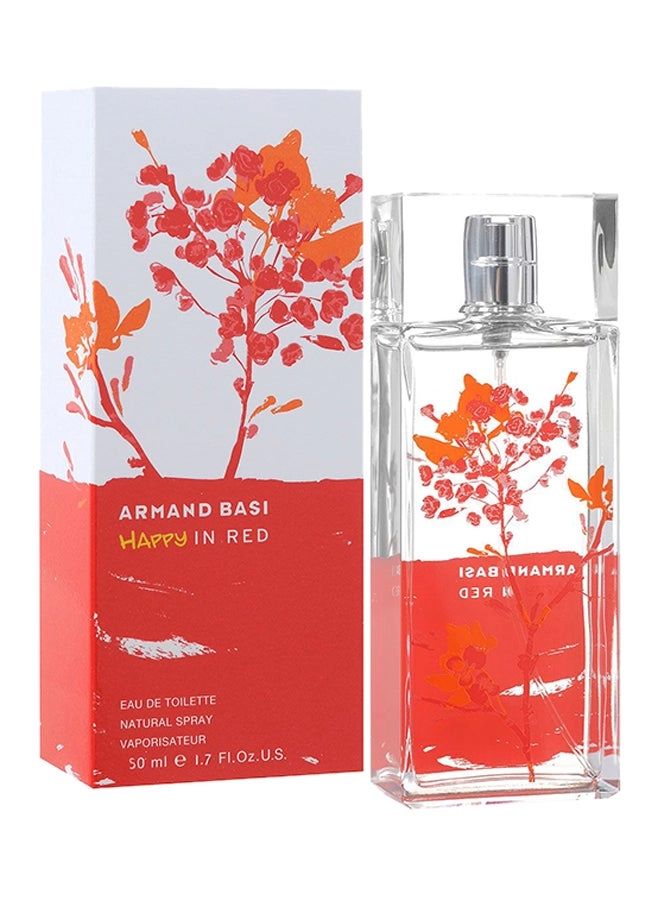 Armand Basi Happy In Red Eau de Toilette 50ml