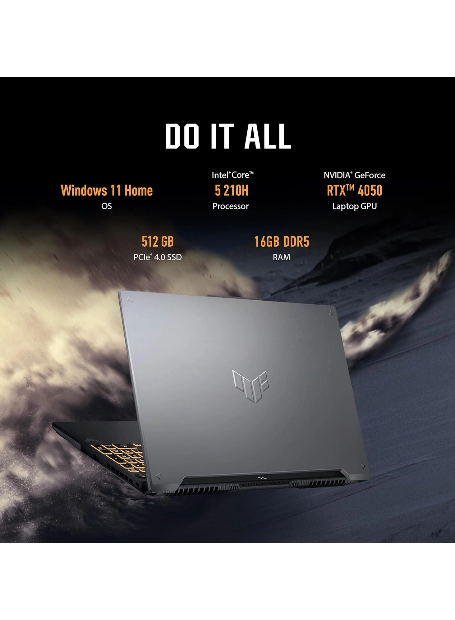 TUF Gaming F16 FX607VU-RL048 - 16'' Core 5 210H 16GB DDR5 512GB SSD