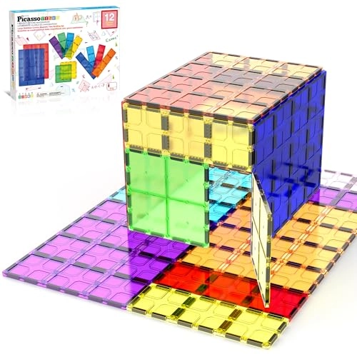 Supersized Magnetic Building Tile Base Plate - 12pcs