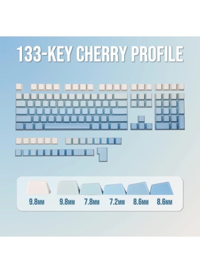 133 keys Keycaps Set - ANSI Layout