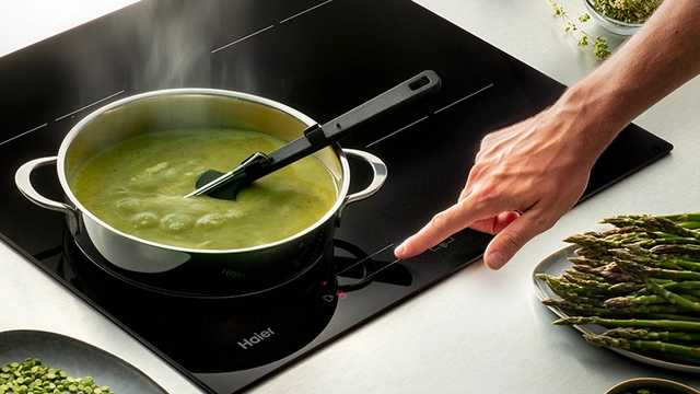 An intuitive and stylish way to control induction hobs