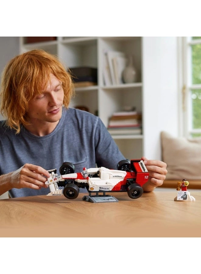 Icons McLaren Model Car MP4/4 & Ayrton Senna (10330)