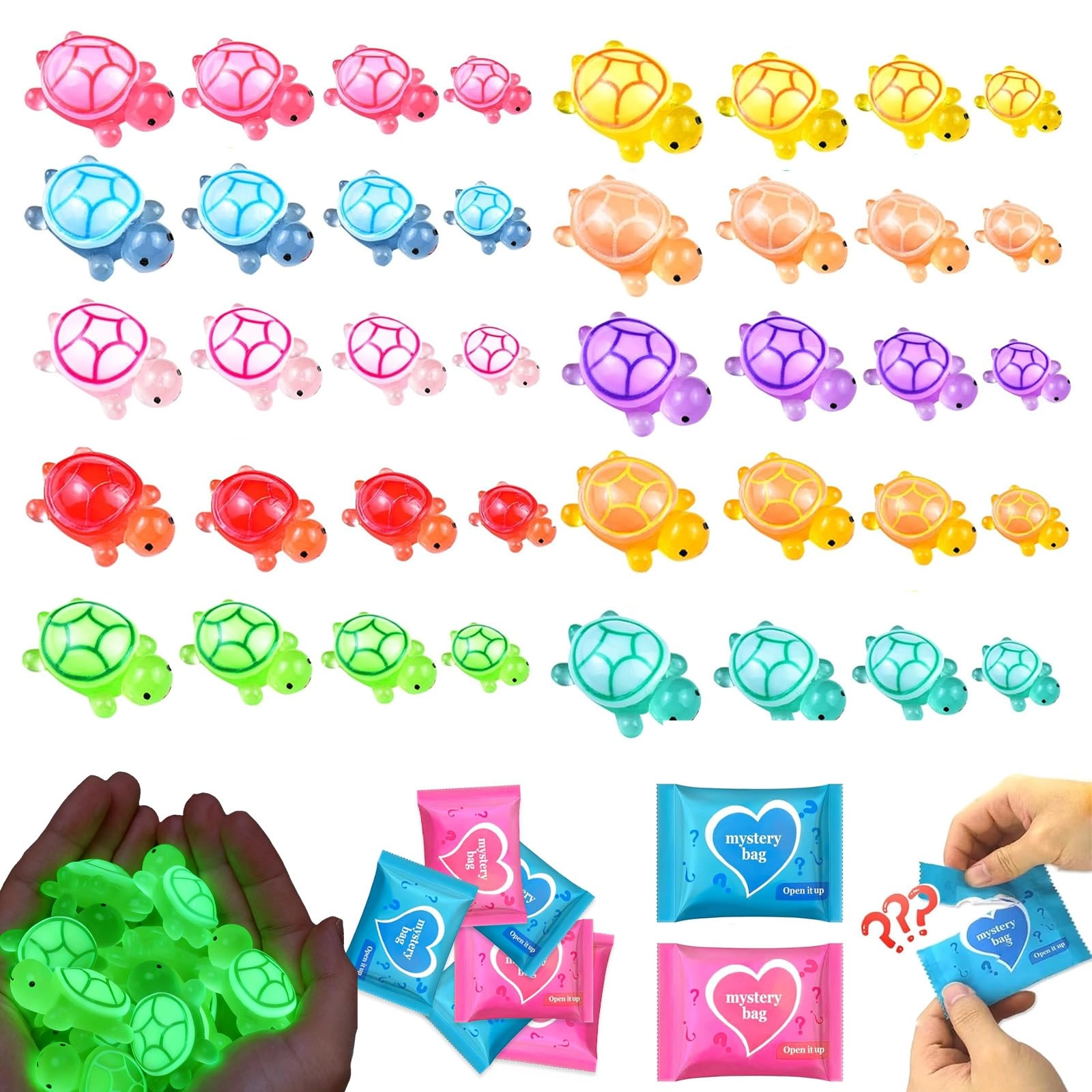 CIYOJA Mini Turtle Blind Bags - 36 months 100 Pcs