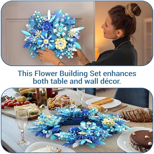 Flower Building Set - 917 pcs