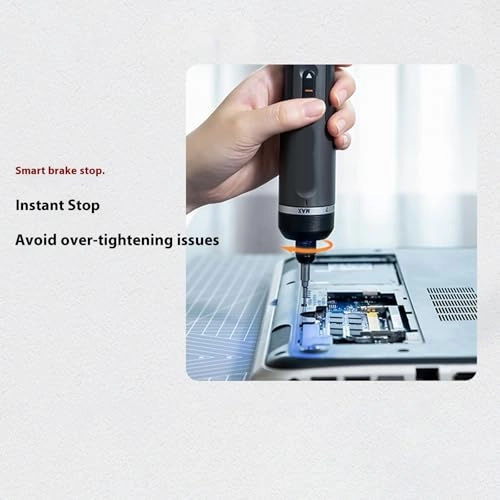 Cordless Electric Screwdriver - 7 Speed LED Work Light