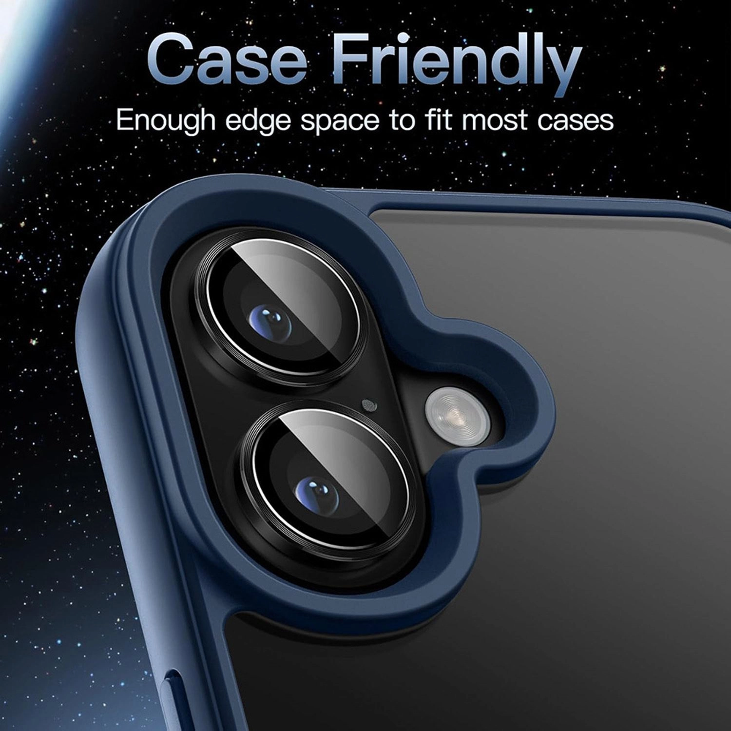 Clear Camera Lens Protector for iPhone 16 Plus/iPhone 16