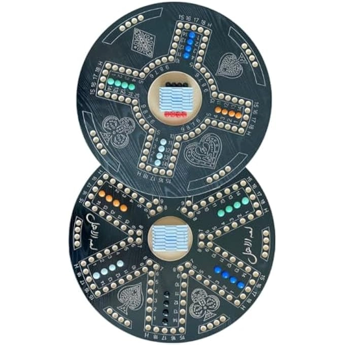 JACKROOJOKER JAKAROO - Double-Sided Marbles Cards Carrying Bag