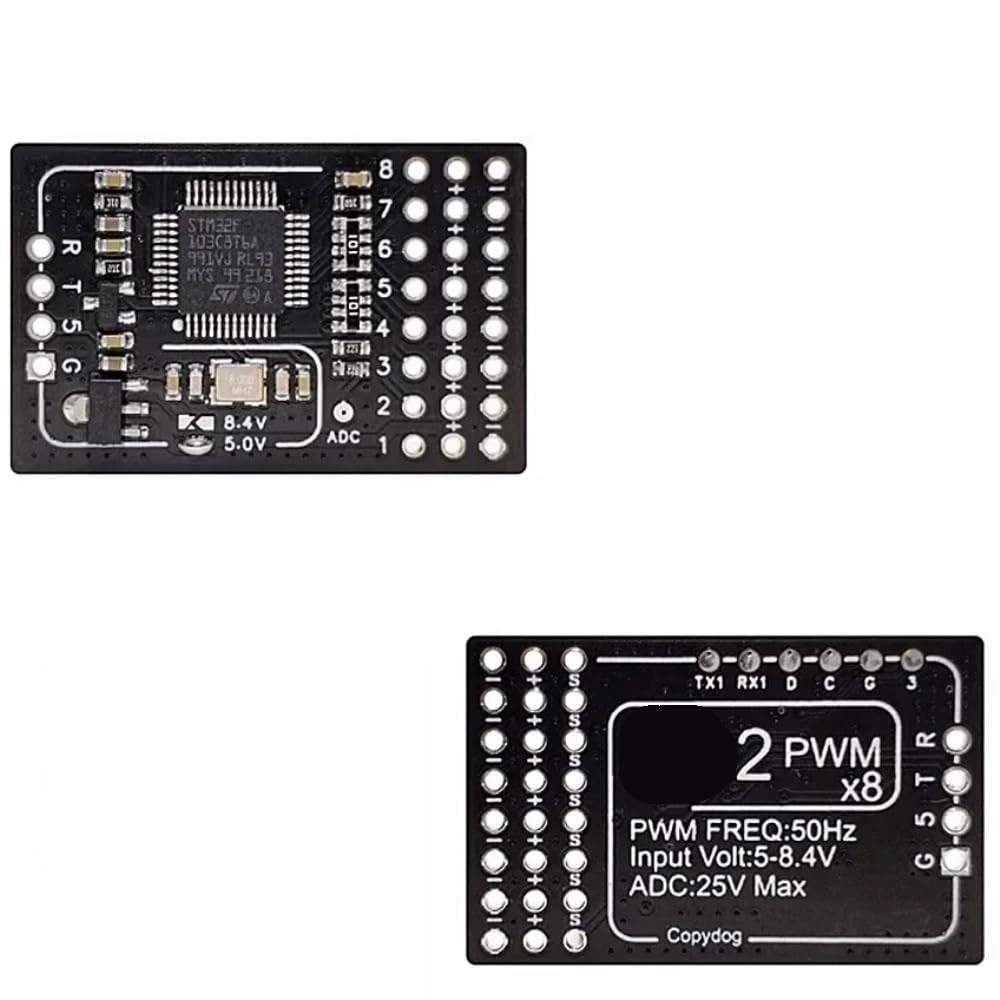 XsidY1011 8 Channel V2 Converter Board - Elrs3.0 High Voltage 6S