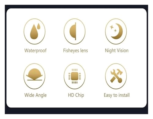 Rear View Parking Camera - Night vision 728(H) * 492(V)