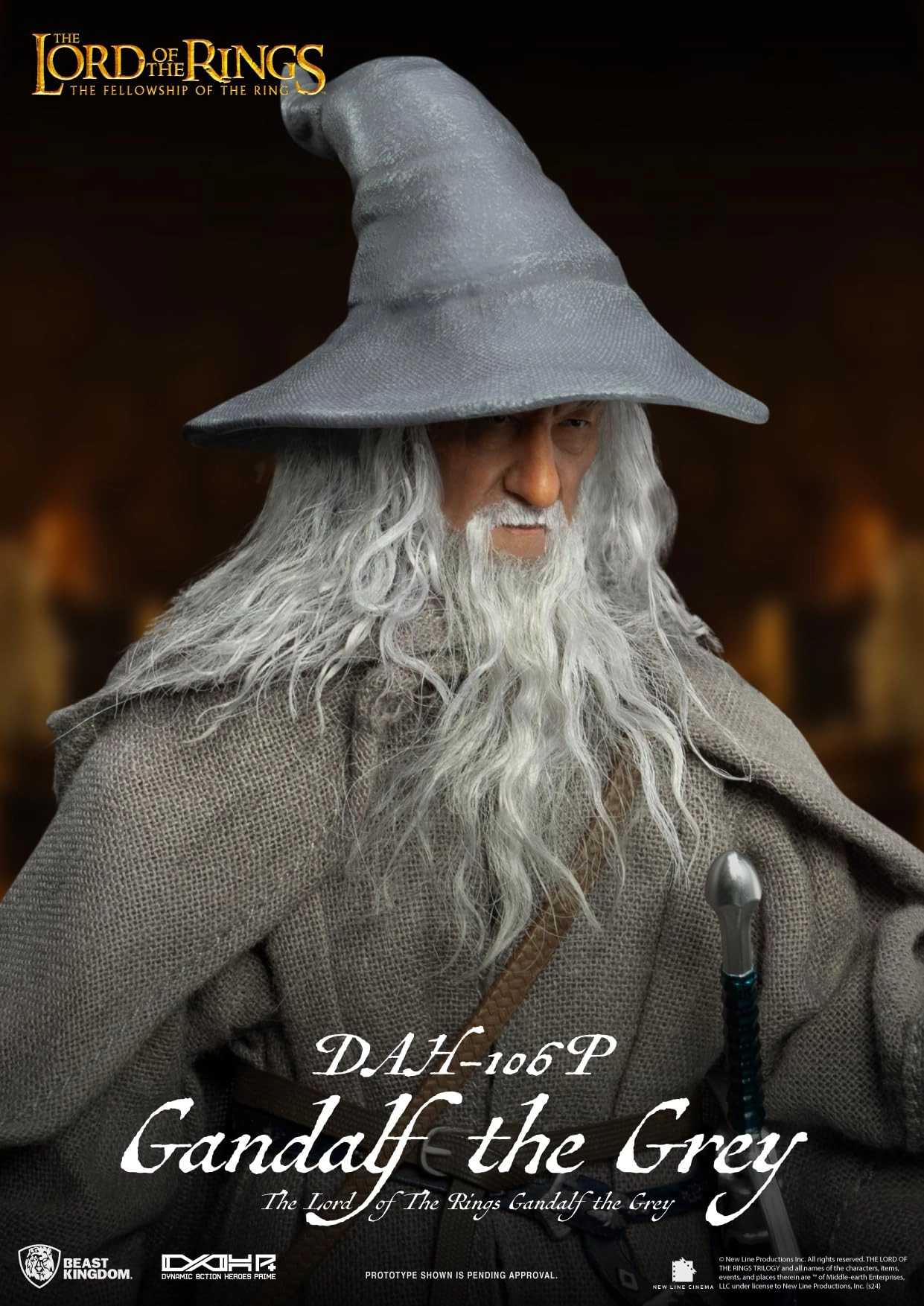 Gandalf the Grey - The Lord of The Rings (10.16 cm) (DAH-106P)