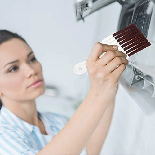 Air Conditioner Fin Comb & Cleaner - 2 Pack Stainless Steel & Plastic Brown