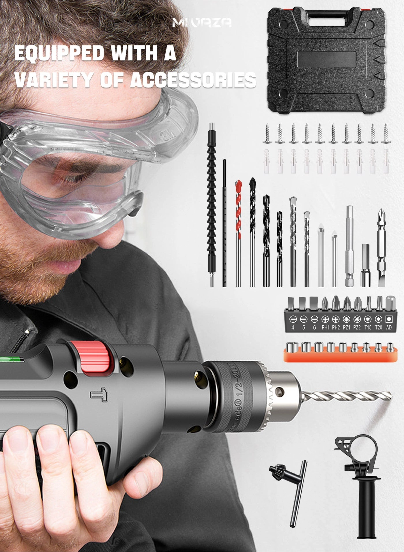 Corded Hammer Drill Kit