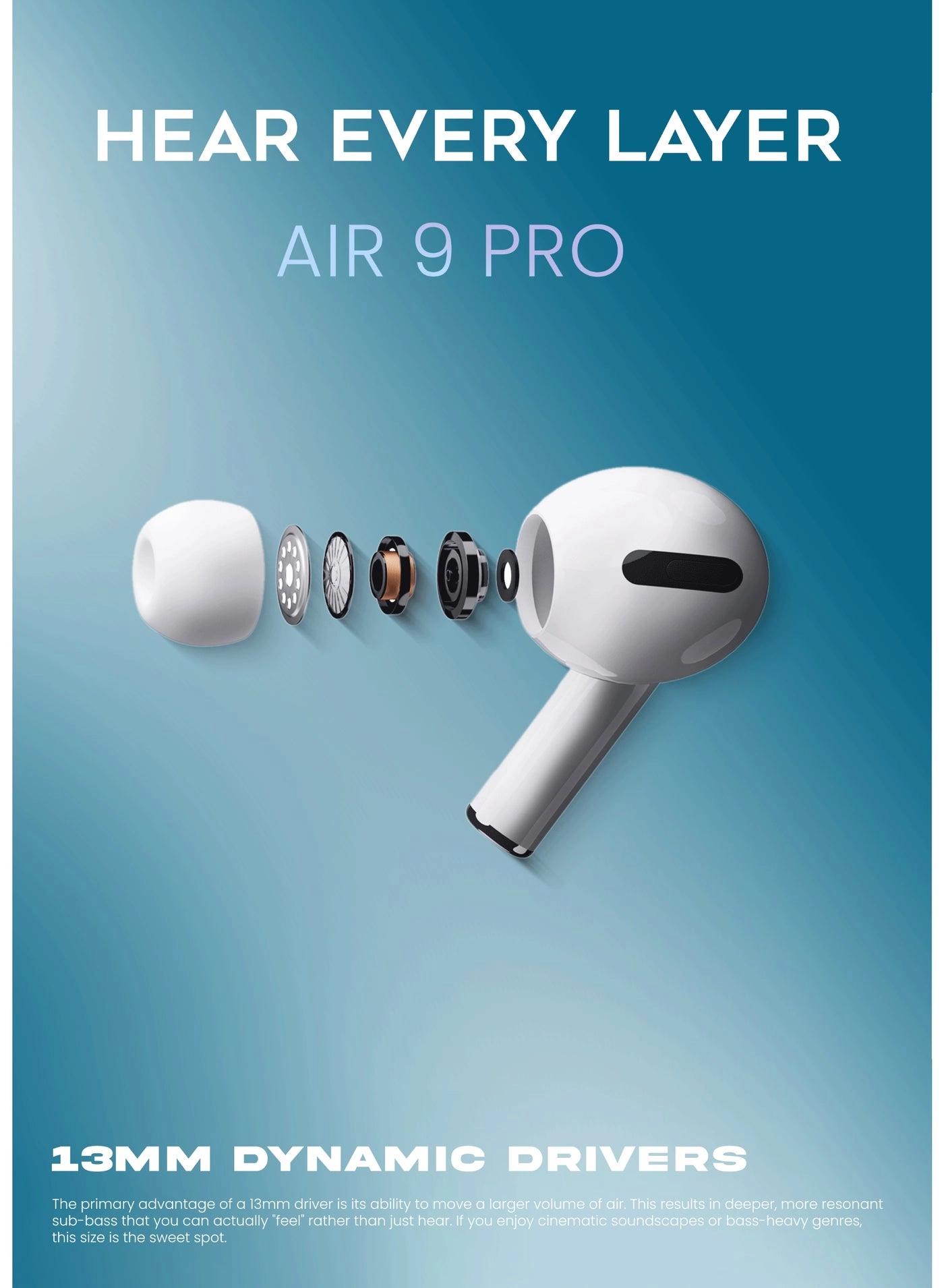AIR 9 PRO Wireless Earbud