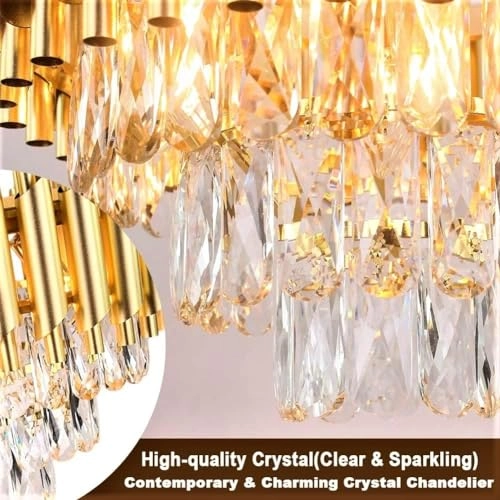 Crystal Chandelier - White Warm White Natural White