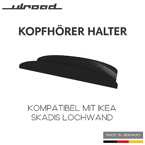 Headphone Holder for IKEA Skadis Perforated Plate - Wall Mount