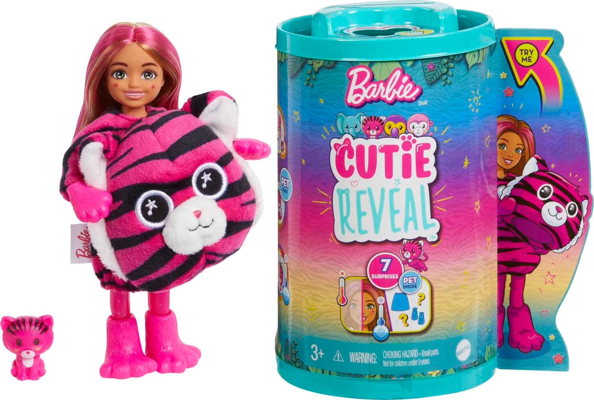 Chelsea Doll - Cutie Reveal Jungle Series Tiger