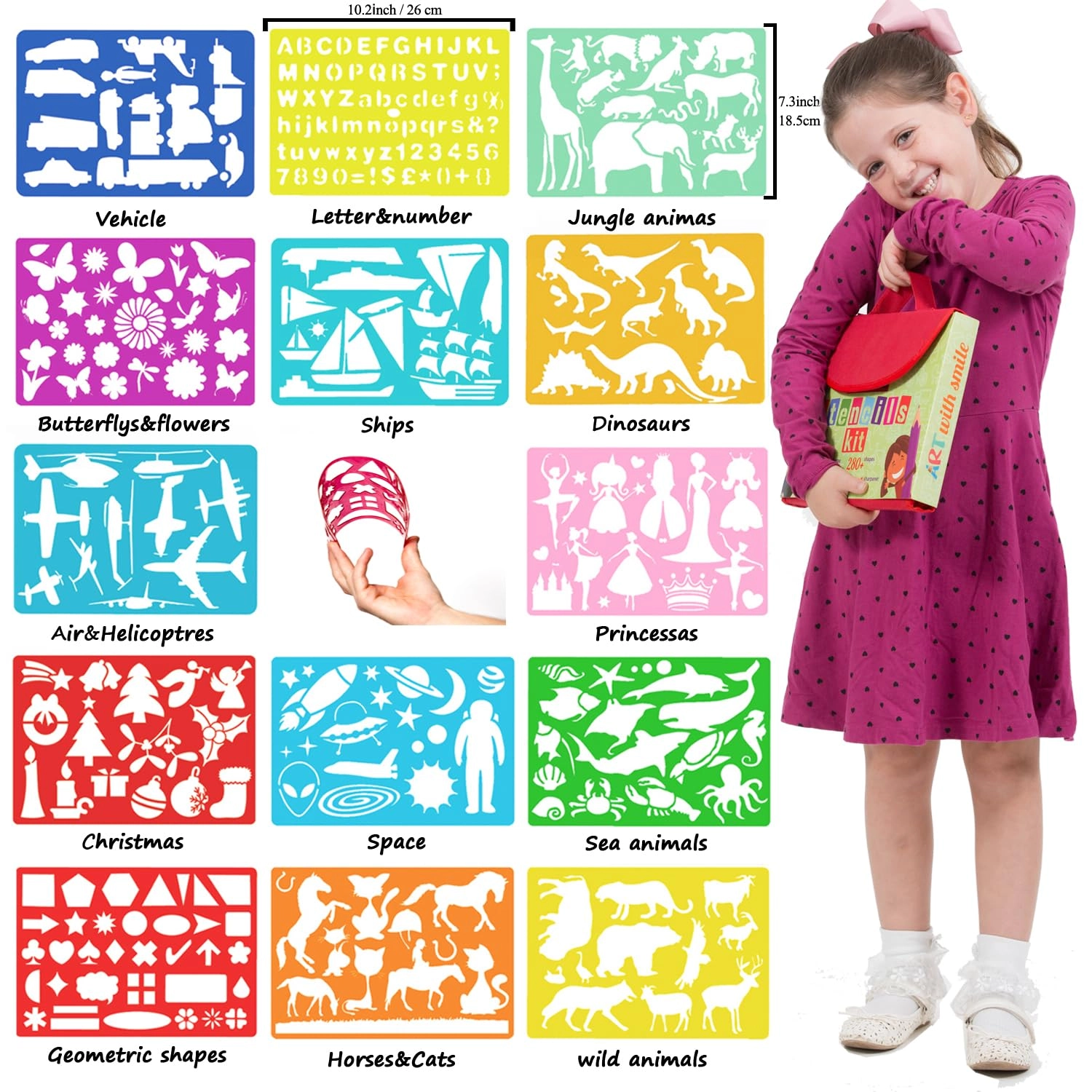 SK-04 - 55-piece 13 colored pencils
