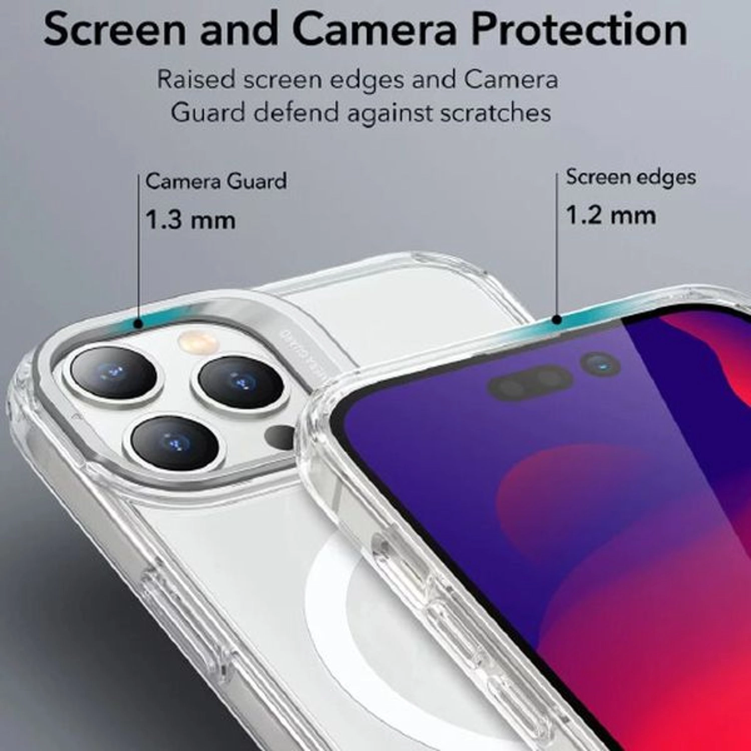 Classic Kickstand Case Clear Case with MagSafe for iPhone 14 Pro