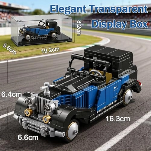 Vintage Car Clamping Building Blocks Kit - vintage model car 309 pcs