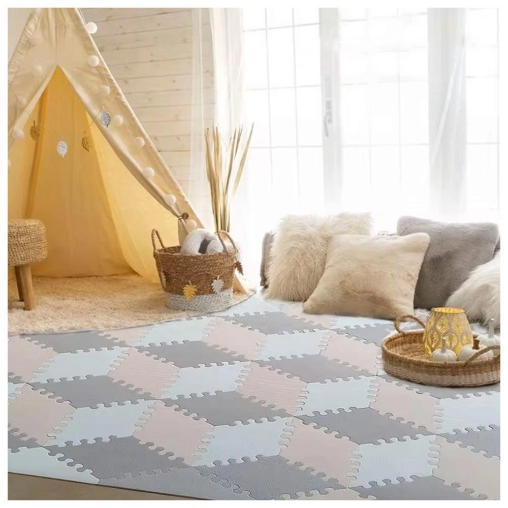 Play Mat Multi-Shape - Peach & Brown 6 months