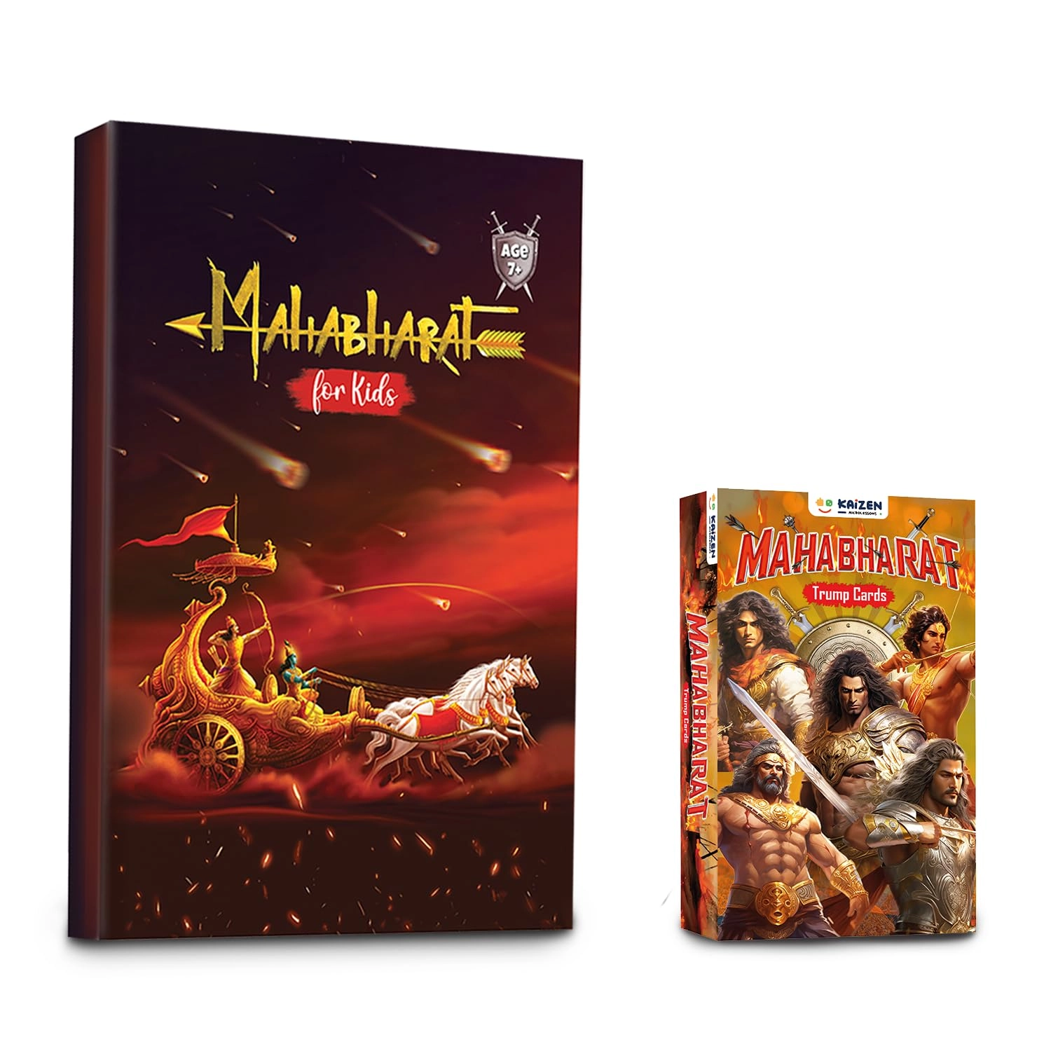 Kaizen MicroLessons Illustrated Storybook + Educational Trump Cards - 6-12 40 pieces