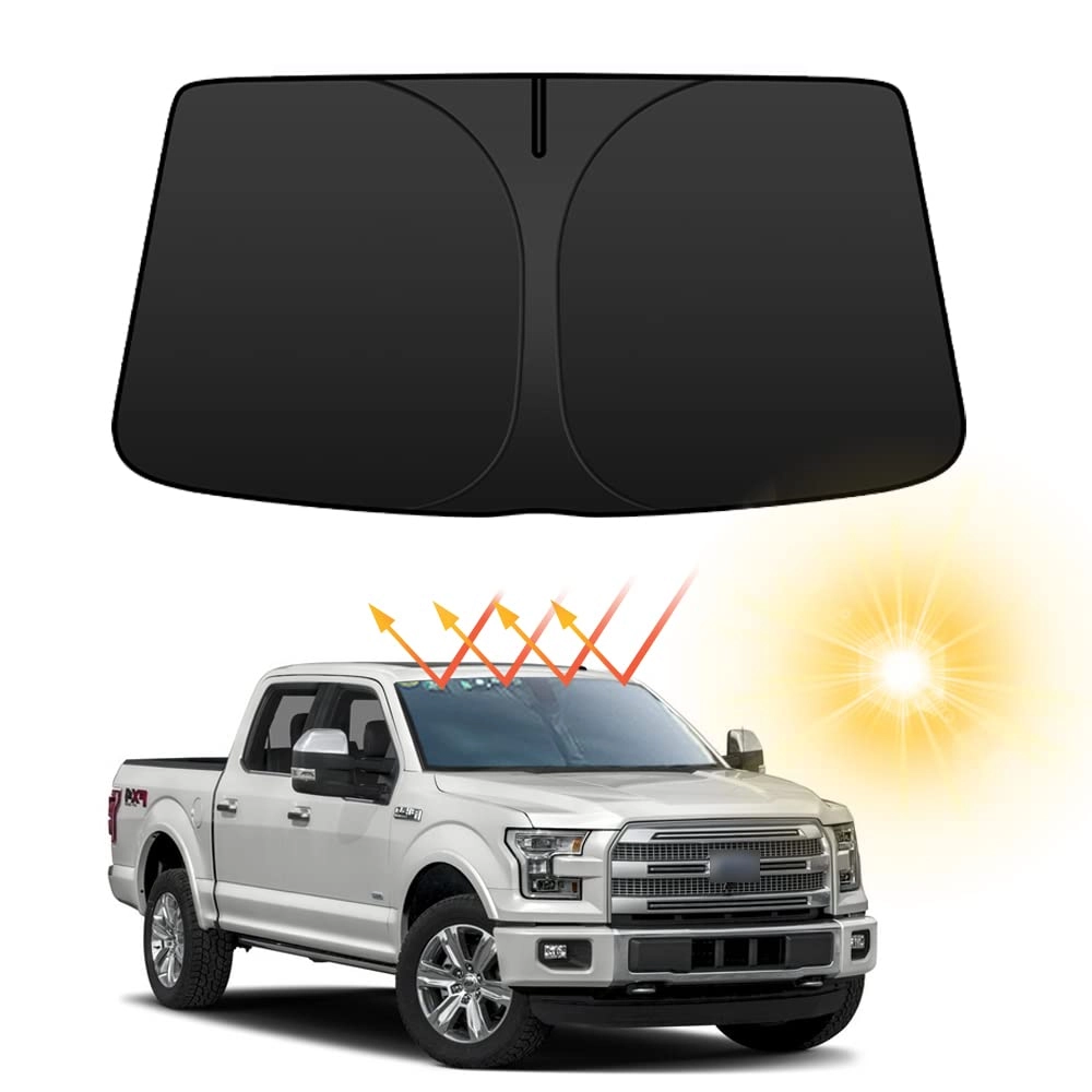 YOFAMO Front Windshield Sun Shade - Ford F-150 F150 2015|2016|2017|2018|2019|2020