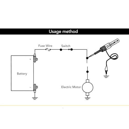 Auto Circuit Tester - LED Digital Display Red Wire New Type