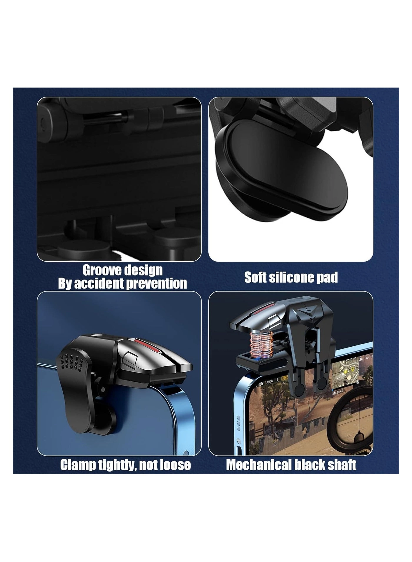 6 Trigger Mobile Controller - Pubg Call of Duty Fortnite Knives Out Rules of Survival