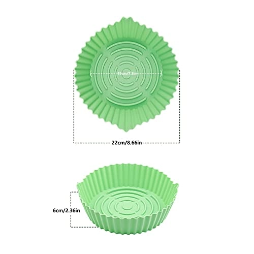 Air Fryer Silicone Pot - food-grade silicone 2 PCS