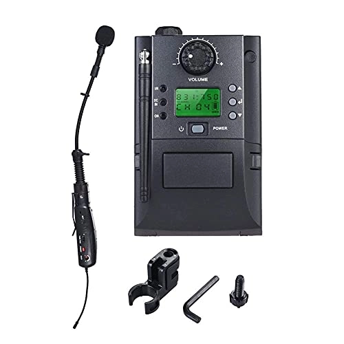 Portable UHF Instrument Wireless Microphone System