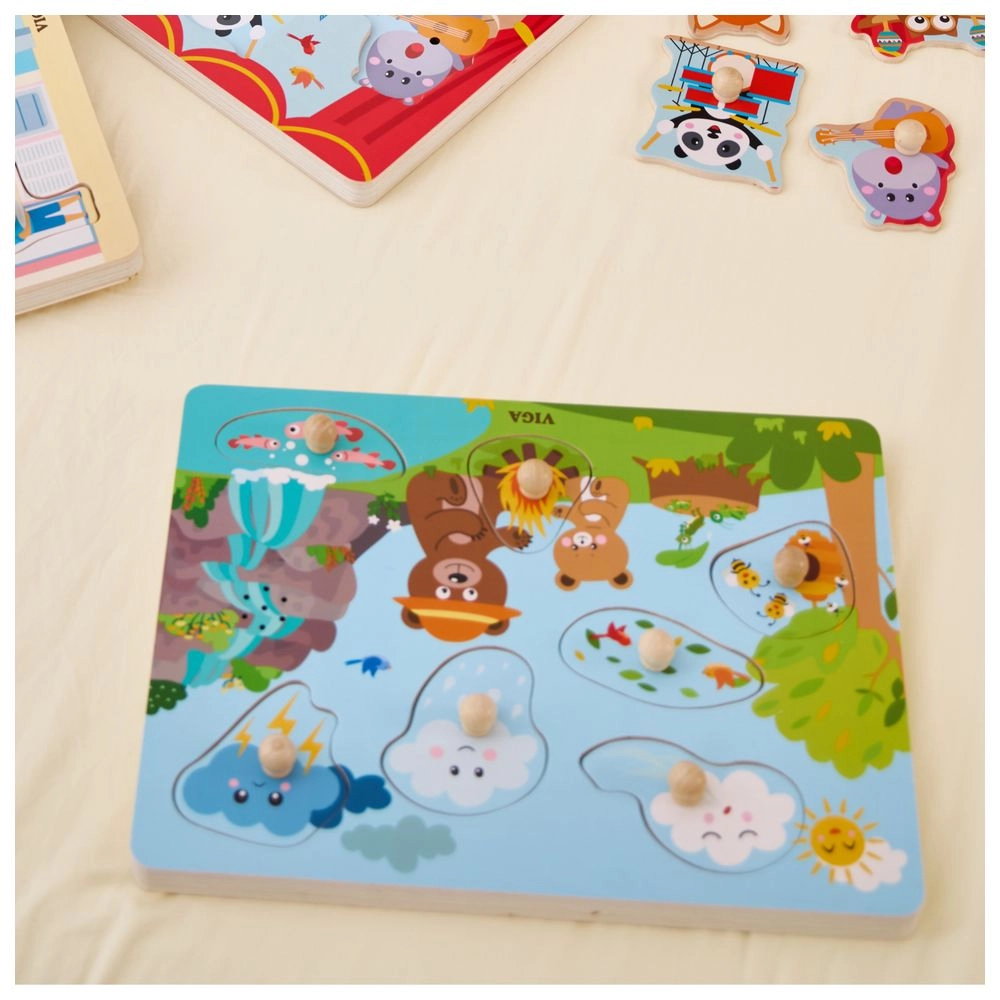 Nature Knob Puzzle - 18 months+ 7 pieces