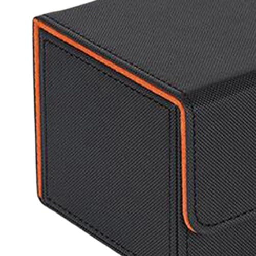 Trading Card Deck Box - PU leather Red