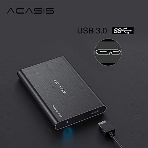 Portable External Hard Drive - 500GB HDD
