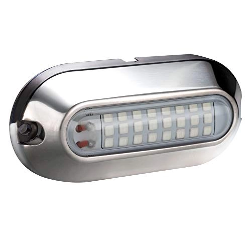 3.5" LED Underwater Pontoon Boat Transom Light - 36" wire lead