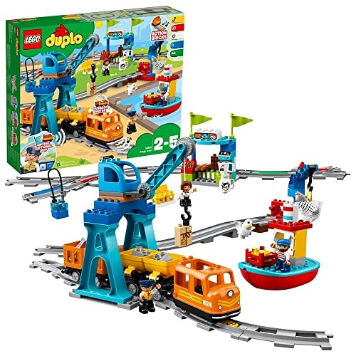 Town Cargo Train - Sound & Light Push & Go Motor