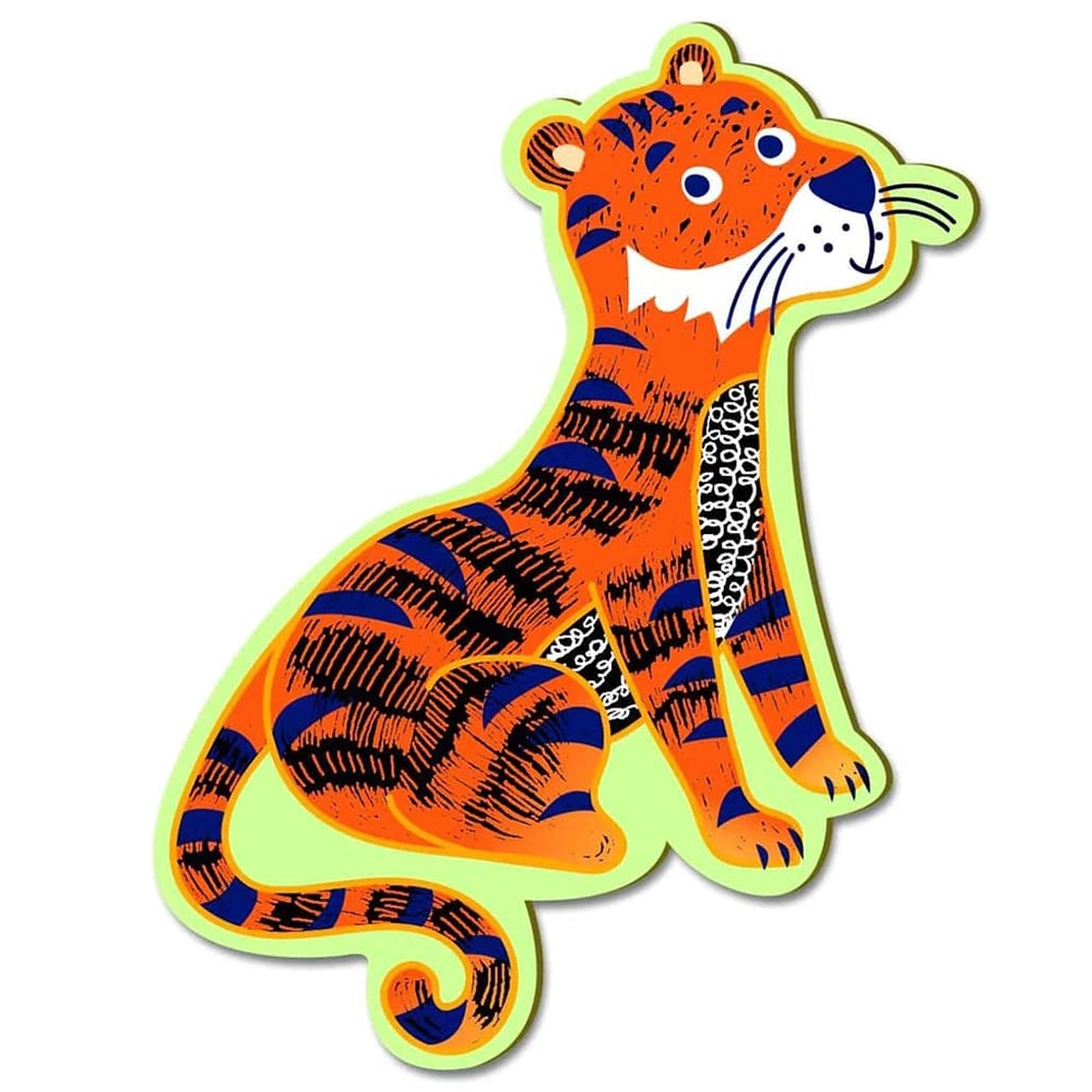 Scratch 'N' Catch Art - 14 piece(s) wooden scratch pen fishing rod