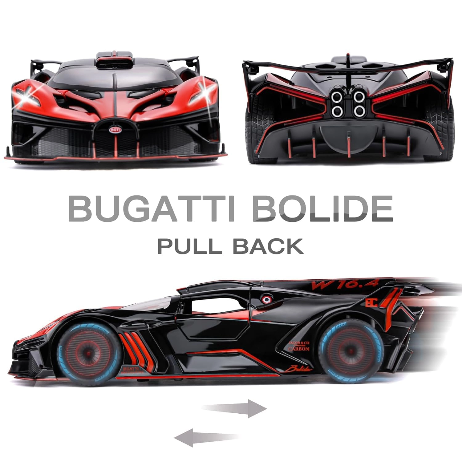 Bugatti Bolide - 1:24 Metal