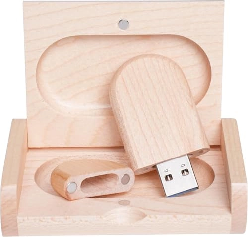 Maple Wood USB Flash Drive - USB 3.0 8GB