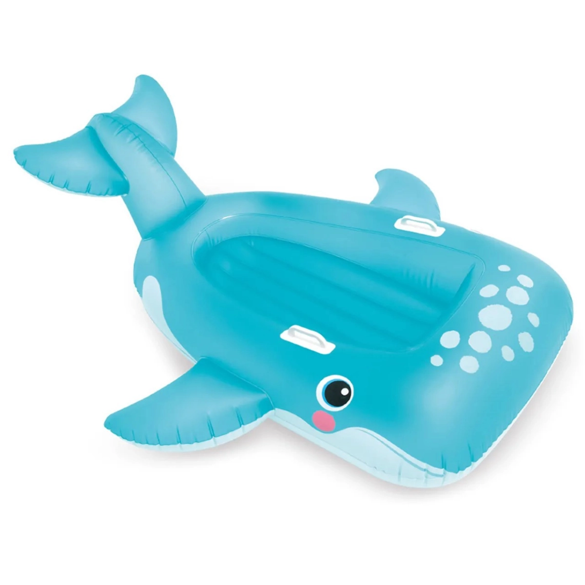 Blue Whale Inflatable Ride-On - 168 x 140 cm 2+